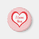 Search for red hearts magnets Elegant