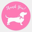 Search for pink dachshund stickers Puppy