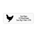 Search for chicken return address labels Vintage