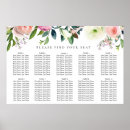 Search for floral wedding seating charts Greenery