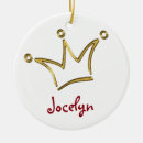 Search for gold crown christmas tree decorations King