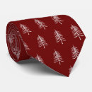 Search for simple festive ties Red and white