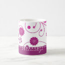 Search for magenta flowers mugs Elegant