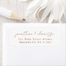 Search for boho chic return address labels Burnt orange