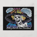 Search for dia de los muertos postcards La calavera catrina