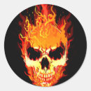 Search for flaming skull stickers Horror