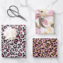 Search for gold cheetah wrapping paper Animal