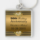 Search for flower key rings Gold