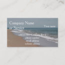 Search for ocean waves business cards Summer