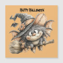 Search for whimsical halloween cards Witch