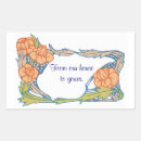 Search for welcome rectangle stickers Flowers