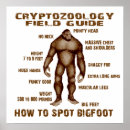 Search for cryptozoology posters Bigfoot