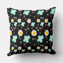 Search for black white turquoise cushions Flowers