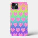 Search for colorful heart iphone cases Rainbow
