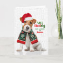 Search for jack russell terrier christmas cards Dog lovers