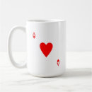 Search for ace of hearts mugs Poker