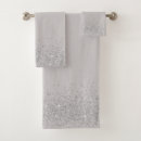 Search for silver glitter bath towels Modern