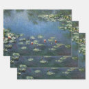 Search for waterlilies gift wrap Claude monet