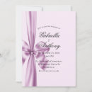 Search for purple ribbon invitations Simple