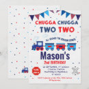 Search for all aboard the train birthday invitations Chugga chugga