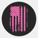 Search for pink american flag stickers Fight
