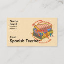 Search for spanish teacher business cards School