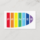 Search for house shaped business cards Painter