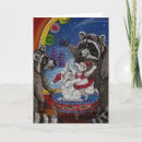 Search for raccoon christmas cards Bear