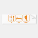 Search for eat sleep bumper stickers Sport