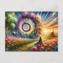 Search for surreal floral postcards Fantasy