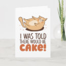Search for funny cake birthday cards Cat lover