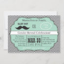 Search for green gender reveal invitations Girl