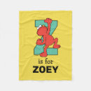Search for alphabet z blankets Elmo