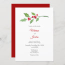 Search for holly berry wedding invitations Berries