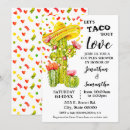 Search for love and tacos invitations Fiesta couples shower