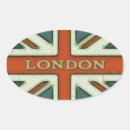 Search for union jack oval stickers London