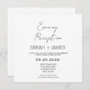 Search for elegant evening invitations Black and white