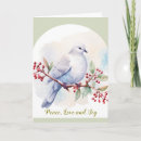 Search for dove christmas cards Watercolor