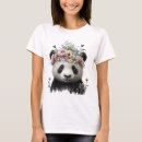 Search for panda womens tshirts Girly