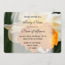 Search for white daffodil invitations Yellow