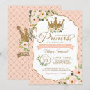 Search for a little princess invitations Floral