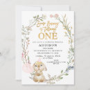 Search for baby turning one invitations Cute bunny