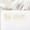 Search for shield return address labels Gold