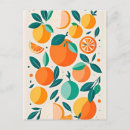 Search for orange fruit postcards Illustration