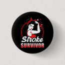 Search for stroke awareness ribbons badges Survivor