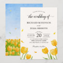 Search for yellow tulip wedding invitations Botanical