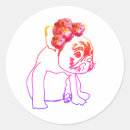Search for pink french bulldog stickers Baby