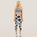 Search for plus size leggings Black and white