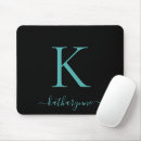 Search for turquoise mousepads Monogrammed