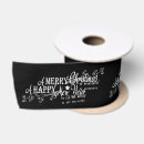 Search for happy new year ribbon Typography